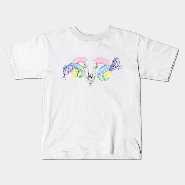 Medusa Kids T-Shirt by RaLiz